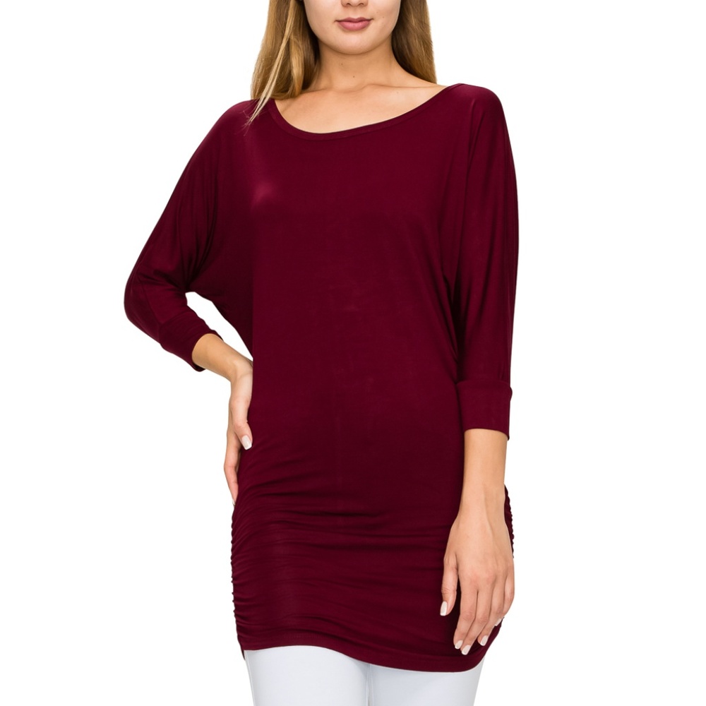 3/4 Sleeve Rayon Top